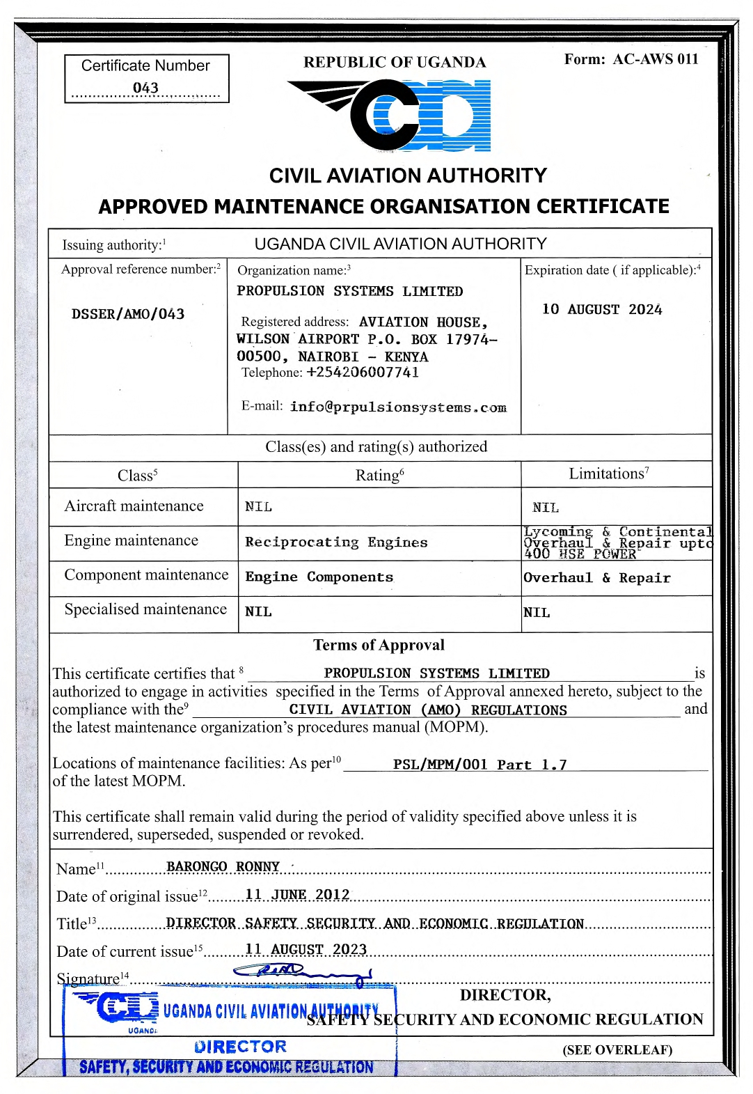 PROPULSION AMO CERTIFICATE_page-0001